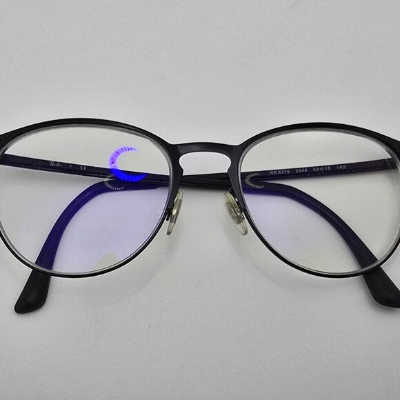 Ray-Ban RB6375 2944 Matte Black Phantos Eyeglasses Frame 53-18-145 - Picture 10 of 12